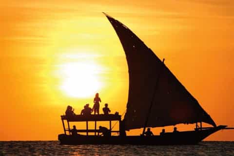 Sunset show cruise Malindi